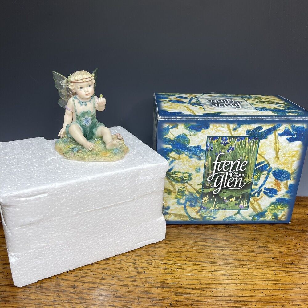Faerie‎ Glen Terraven Fairy Figurine FG8077 Retired 2007 w/box Boy Vintage